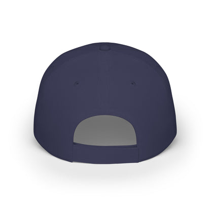 NO Embroidered Cap — Bold Red Low-Profile Baseball Hat