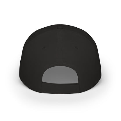 NO Embroidered Cap — Bold Red Low-Profile Baseball Hat
