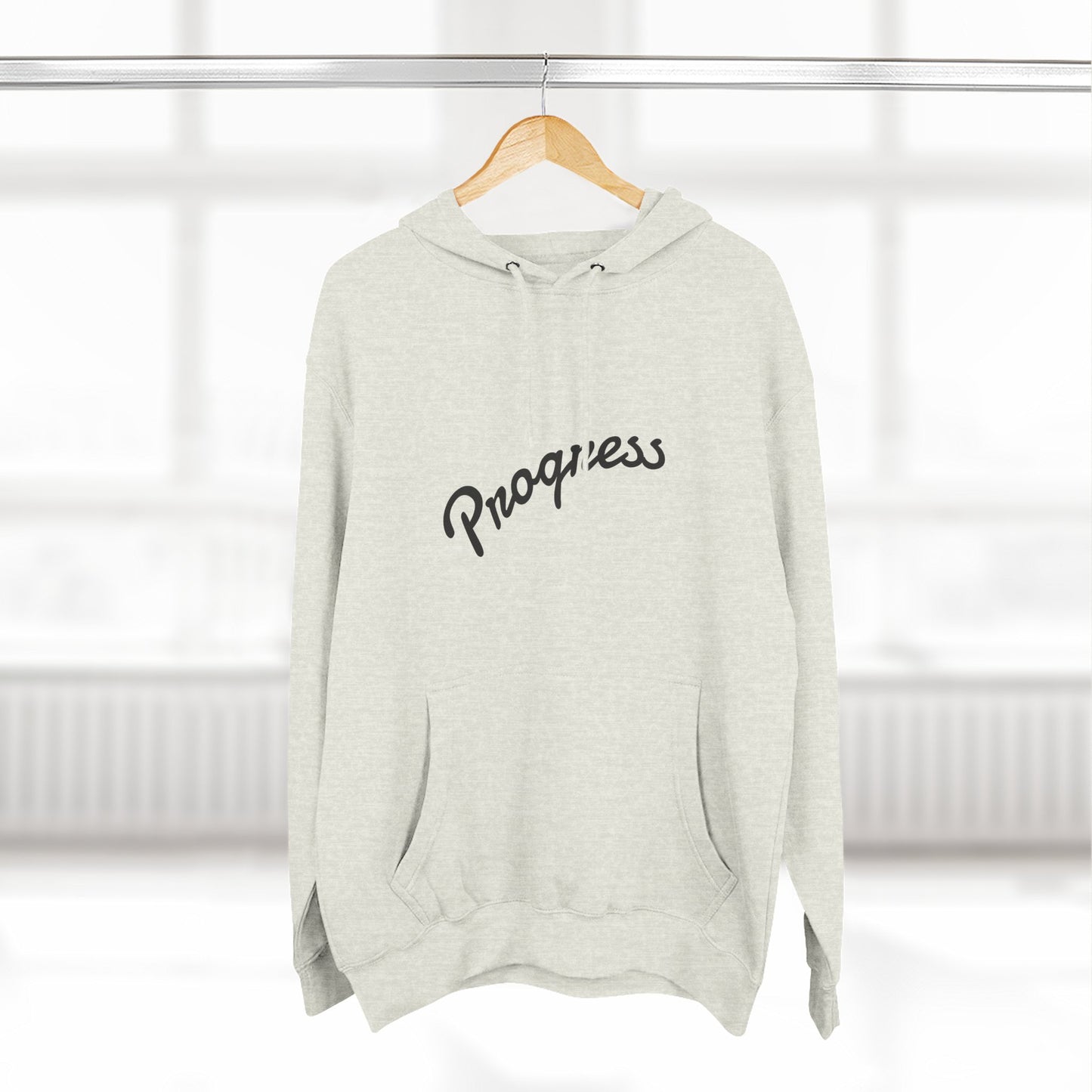 Three-Panel Fleece Hoodie