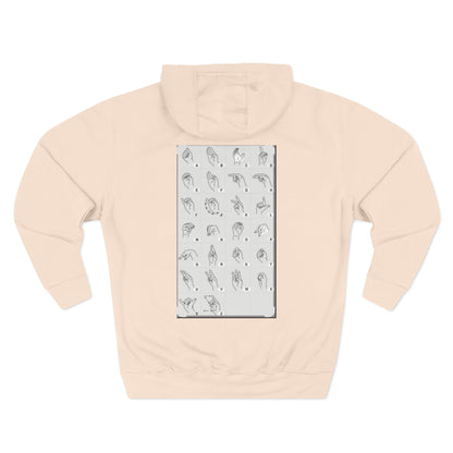 Three-Panel Fleece Hoodie