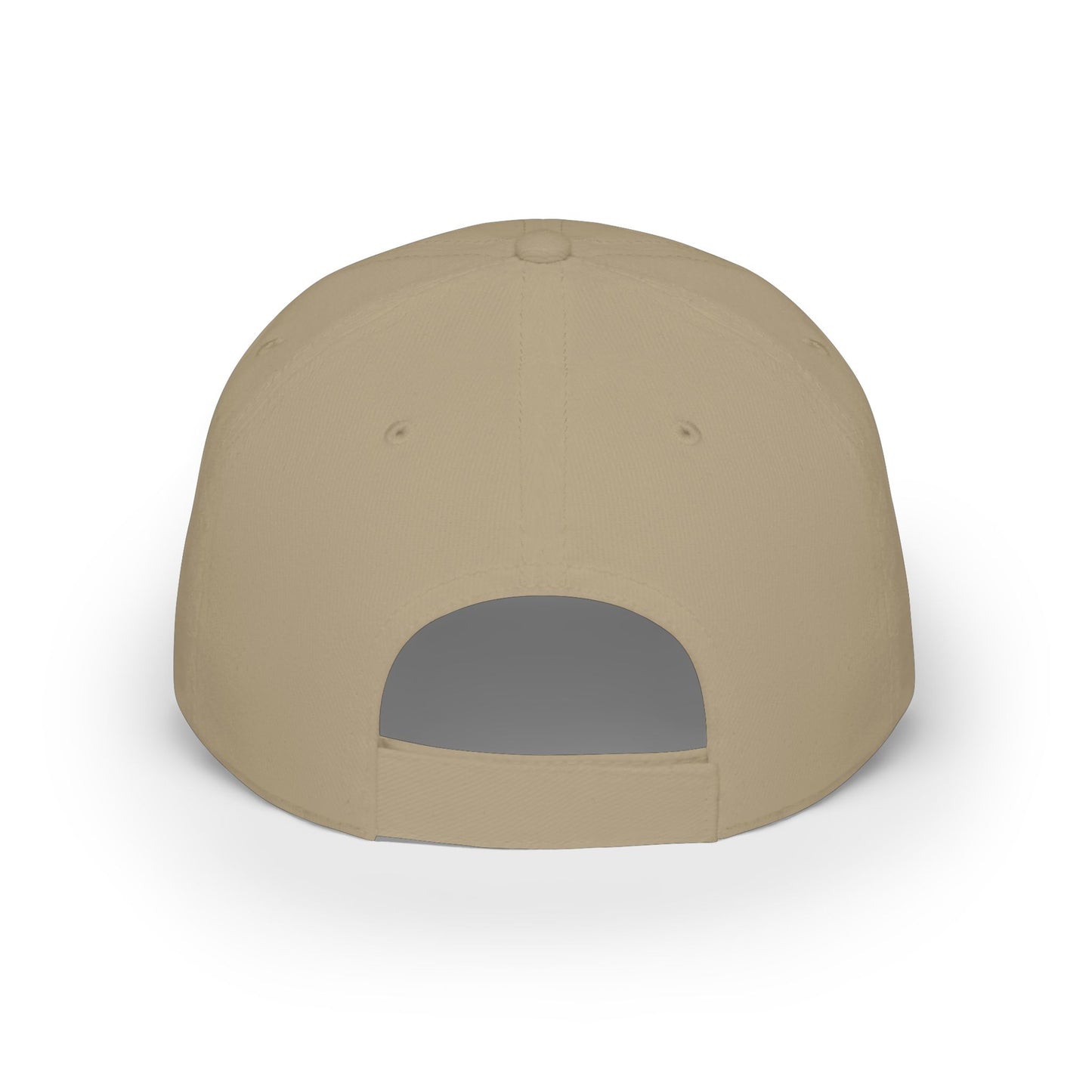 NO Embroidered Cap — Bold Red Low-Profile Baseball Hat