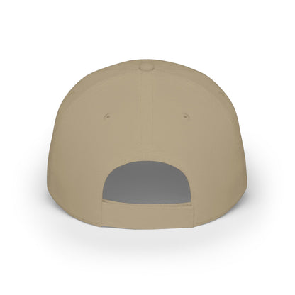 NO Embroidered Cap — Bold Red Low-Profile Baseball Hat