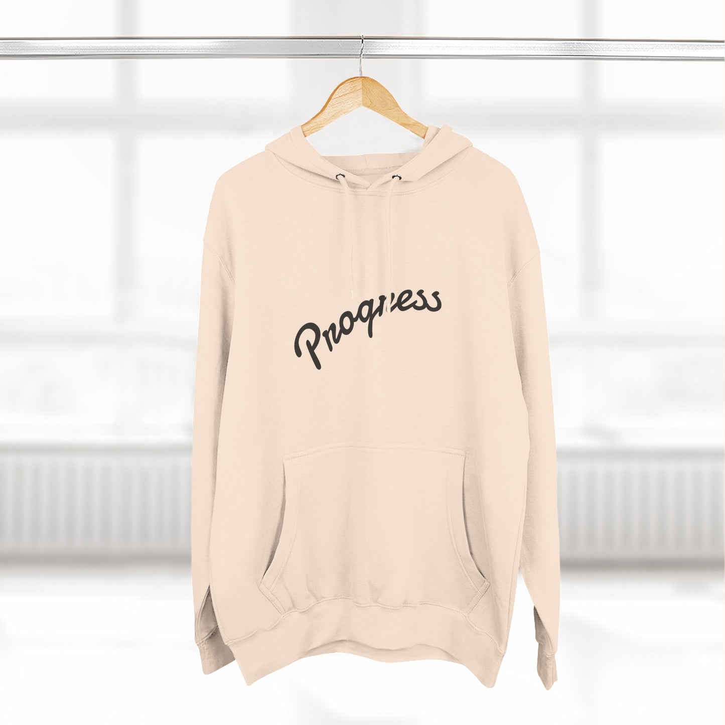 Three-Panel Fleece Hoodie