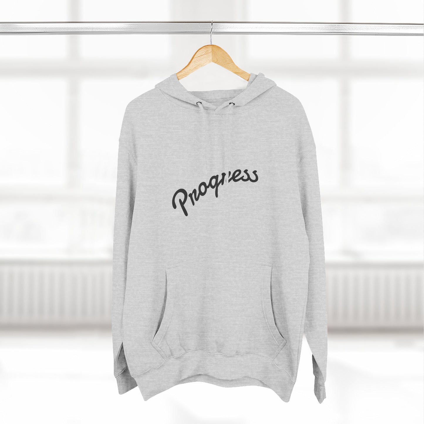 Three-Panel Fleece Hoodie