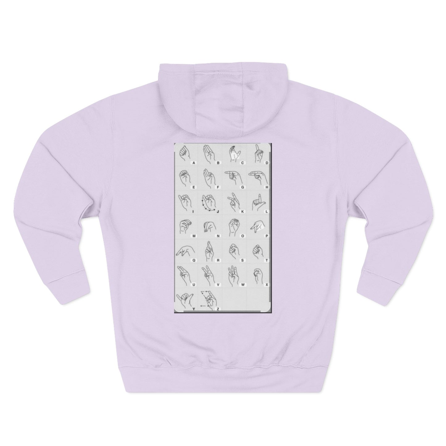 Three-Panel Fleece Hoodie