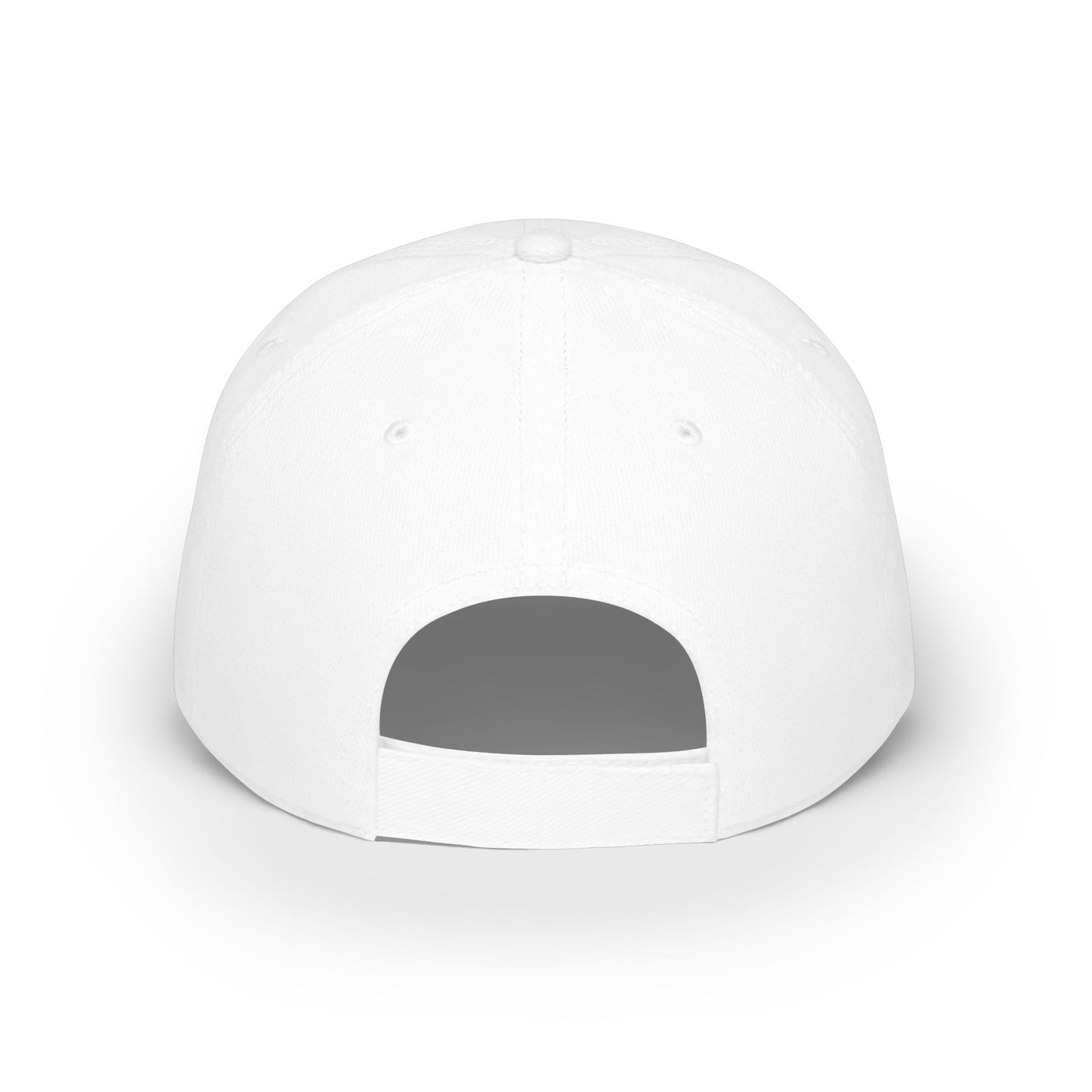 NO Embroidered Cap — Bold Red Low-Profile Baseball Hat