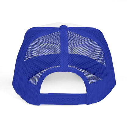 Trucker Hat — "Smile While You Still Have Teeth" Graphic Mesh Cap
