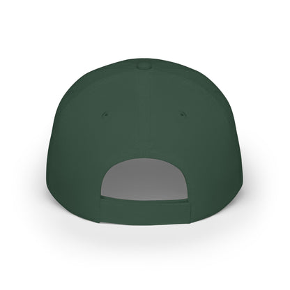 NO Embroidered Cap — Bold Red Low-Profile Baseball Hat