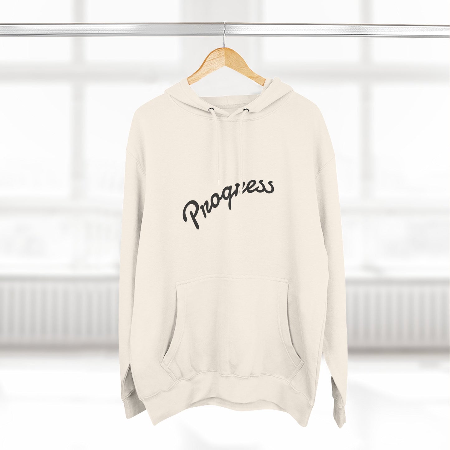 Three-Panel Fleece Hoodie