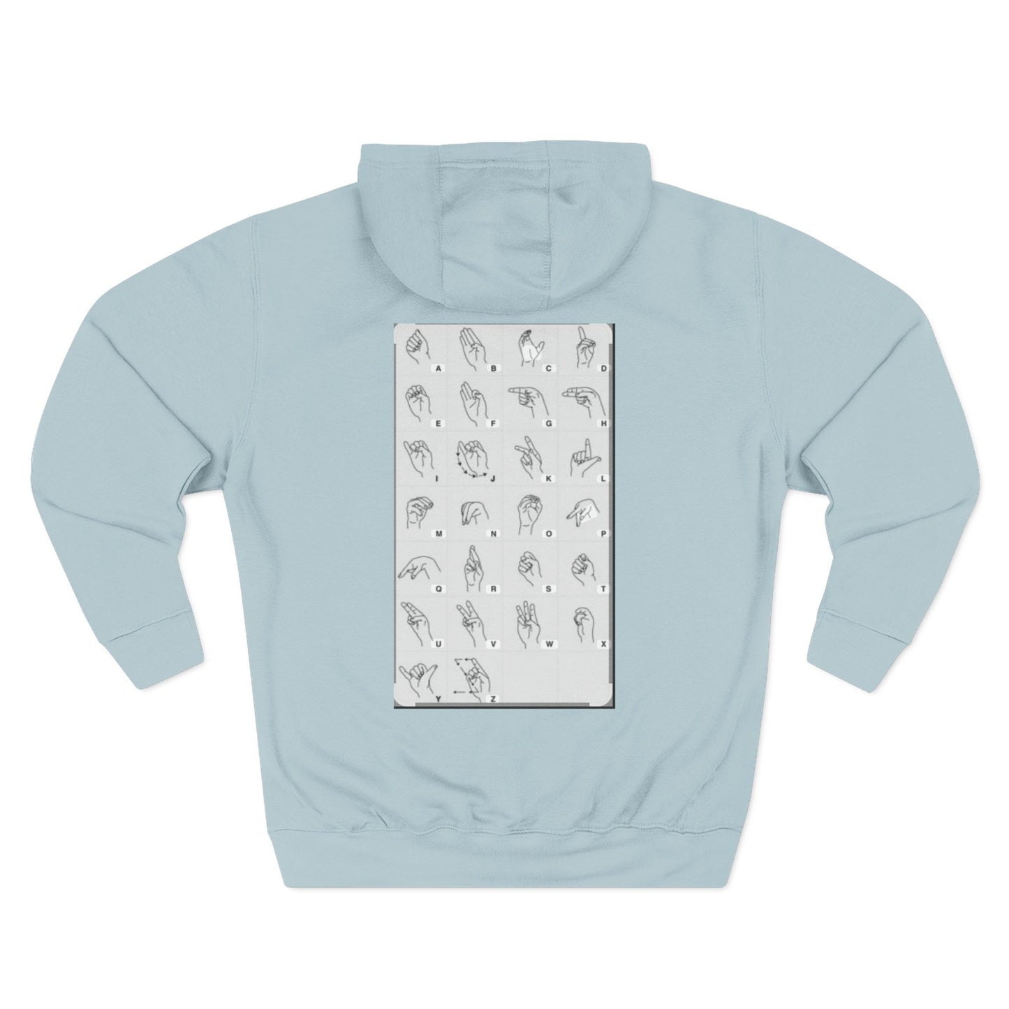 Three-Panel Fleece Hoodie