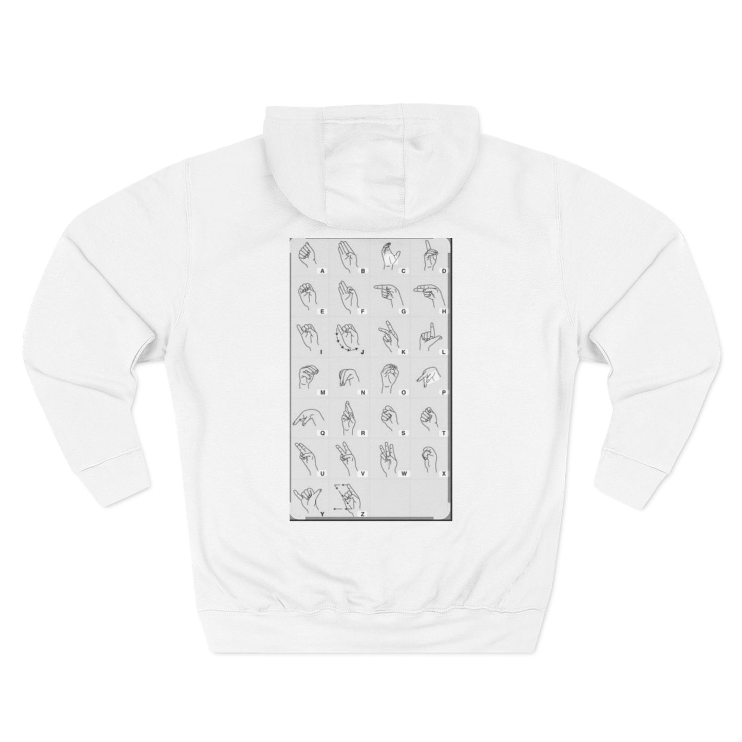 Three-Panel Fleece Hoodie