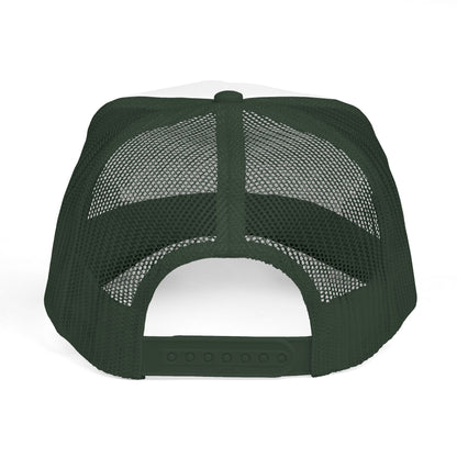 Trucker Hat — "Smile While You Still Have Teeth" Graphic Mesh Cap