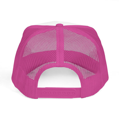Trucker Hat — "Smile While You Still Have Teeth" Graphic Mesh Cap