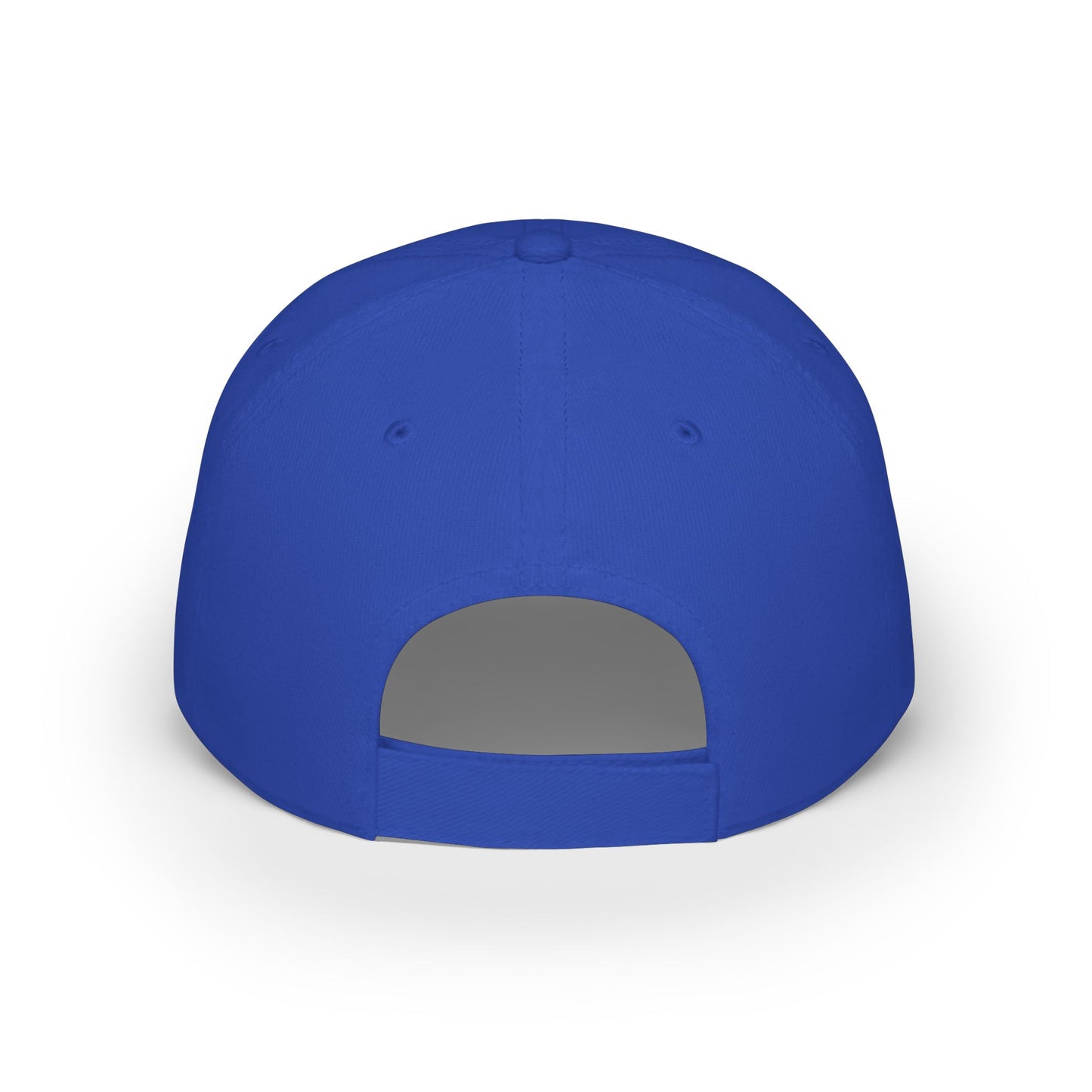 NO Embroidered Cap — Bold Red Low-Profile Baseball Hat