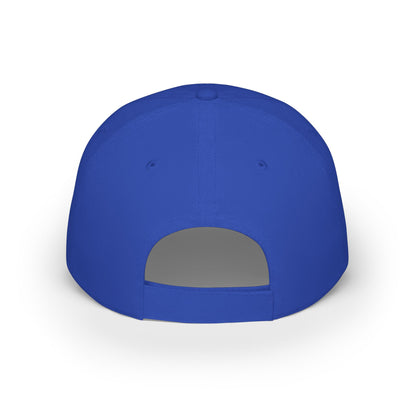 NO Embroidered Cap — Bold Red Low-Profile Baseball Hat