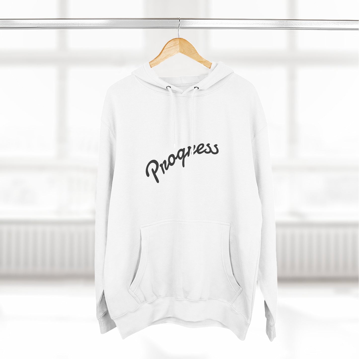 Three-Panel Fleece Hoodie